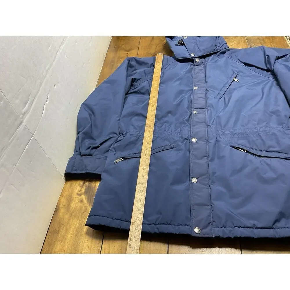VTG The North Face GORE-TEX Mountain Parka Jacket Mens XL Blue Made in USA